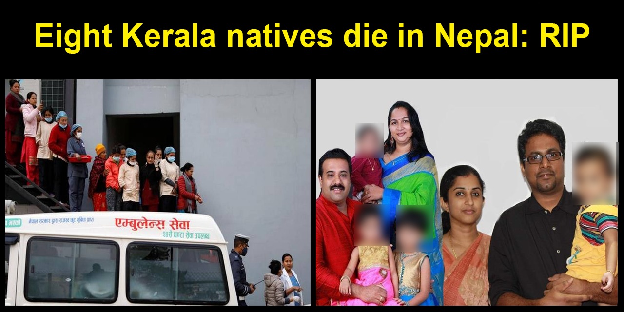 Eight Kerala natives die in Nepal