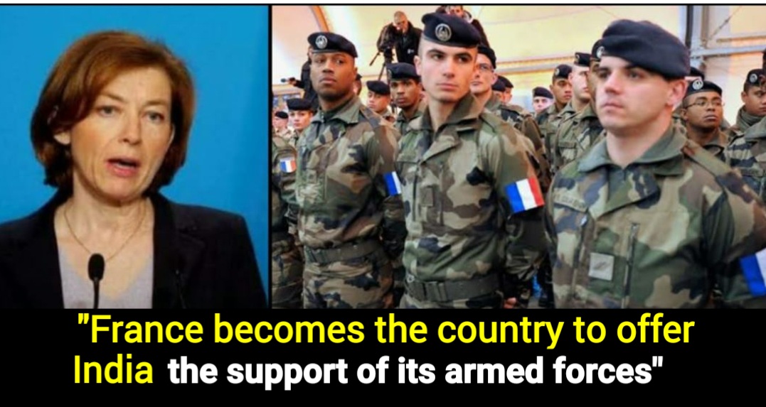 France offers India its military's support