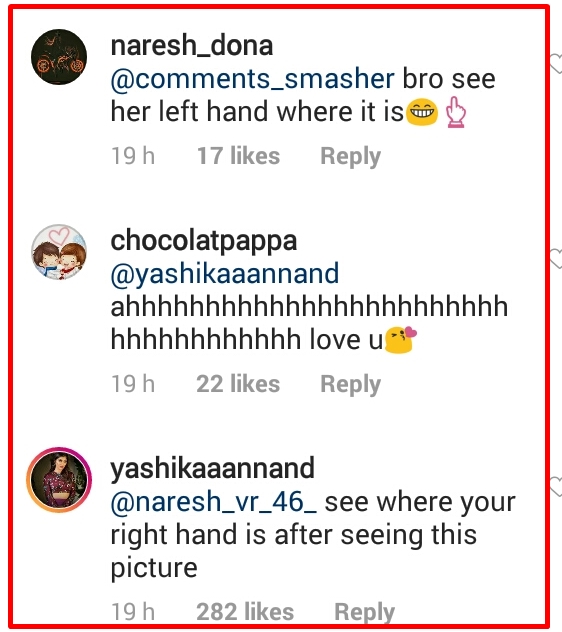 Fans compared Yashika Anand with Mia Khalifa, the actress strikes back