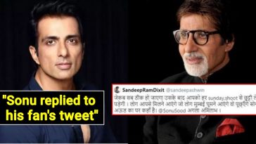 Fan compares Sonu Sood to Amitabh Bachchan; Sonu's reply won our hearts❤️