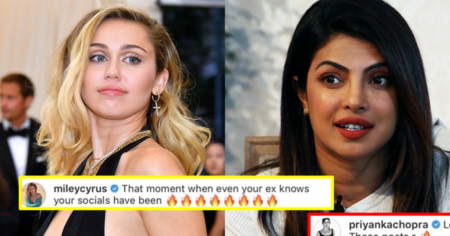 Priyanka gives a fitting reply to Nick Jonas's ex Miley Cyrus, check it out