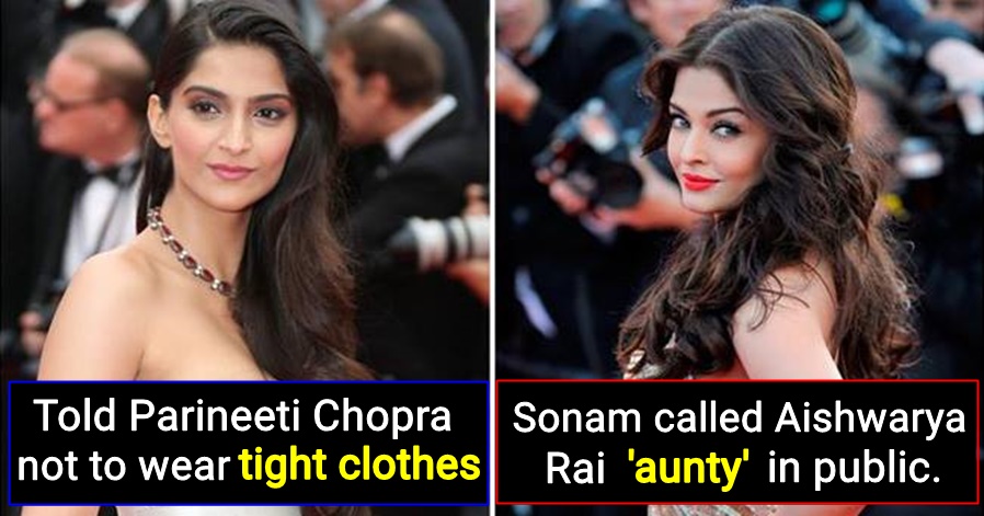 List of Extremely Harsh statements by Nepotism Barbie Sonam Kapoor