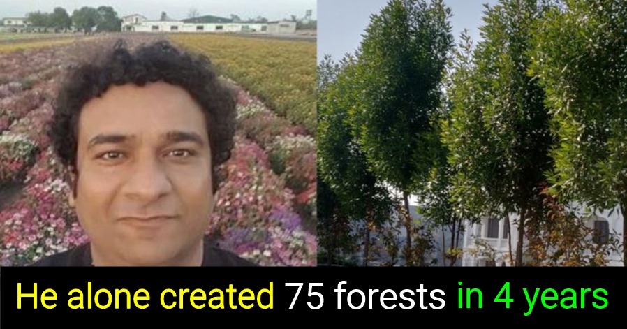 Meet the Green Man of India: An IRS officer who harbored 75 forests in a span of 4 years