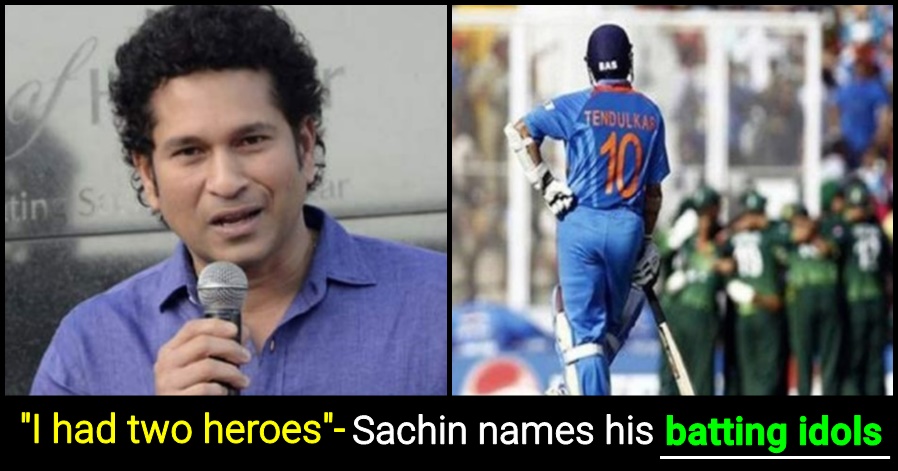 Sachin Tendulkar reveals the names of two batting idols while growing up, read details