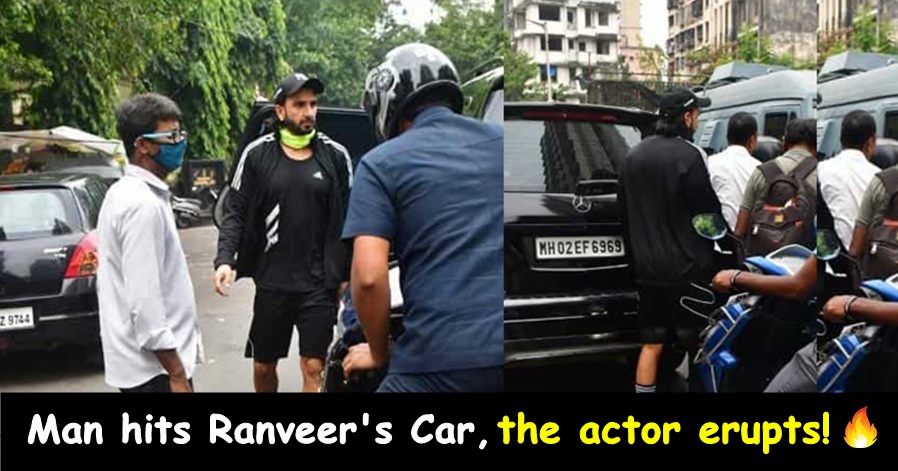 Ranveer Singh's car hit by bike rider in Mumbai; this is how the actor responded