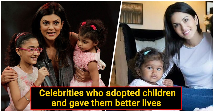 Famous celebrities who adopted children instead of going the other way round