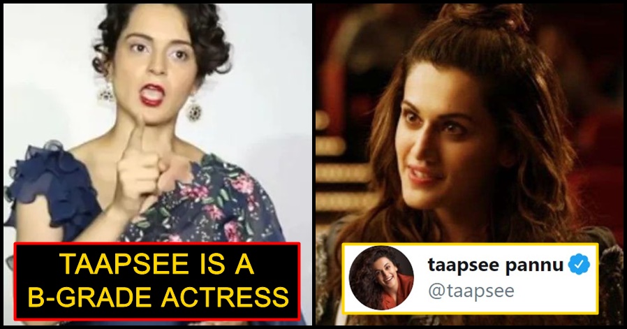 Kangana Ranaut insulted Taapsee Pannu badly; this is how she responded
