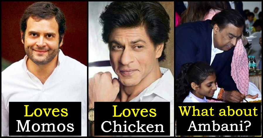 List of famous personalities and their favourite foods, read details