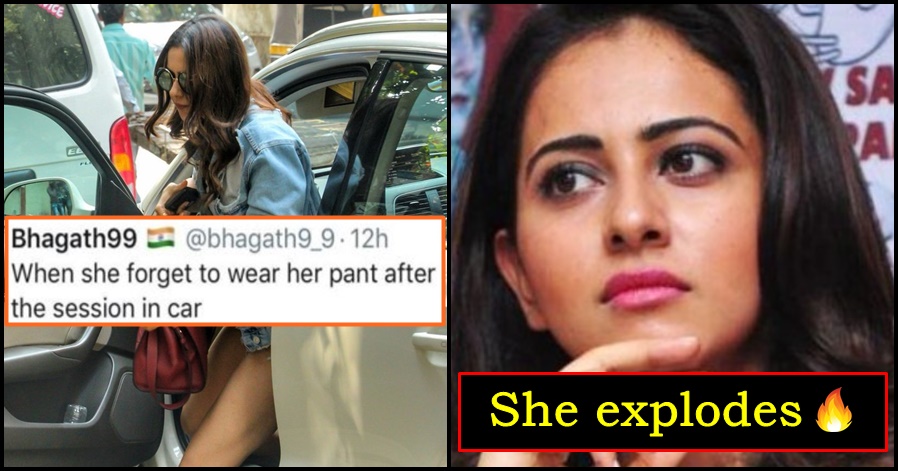 Guy crossed his limits and insulted Rakul Preet, actress takes him down