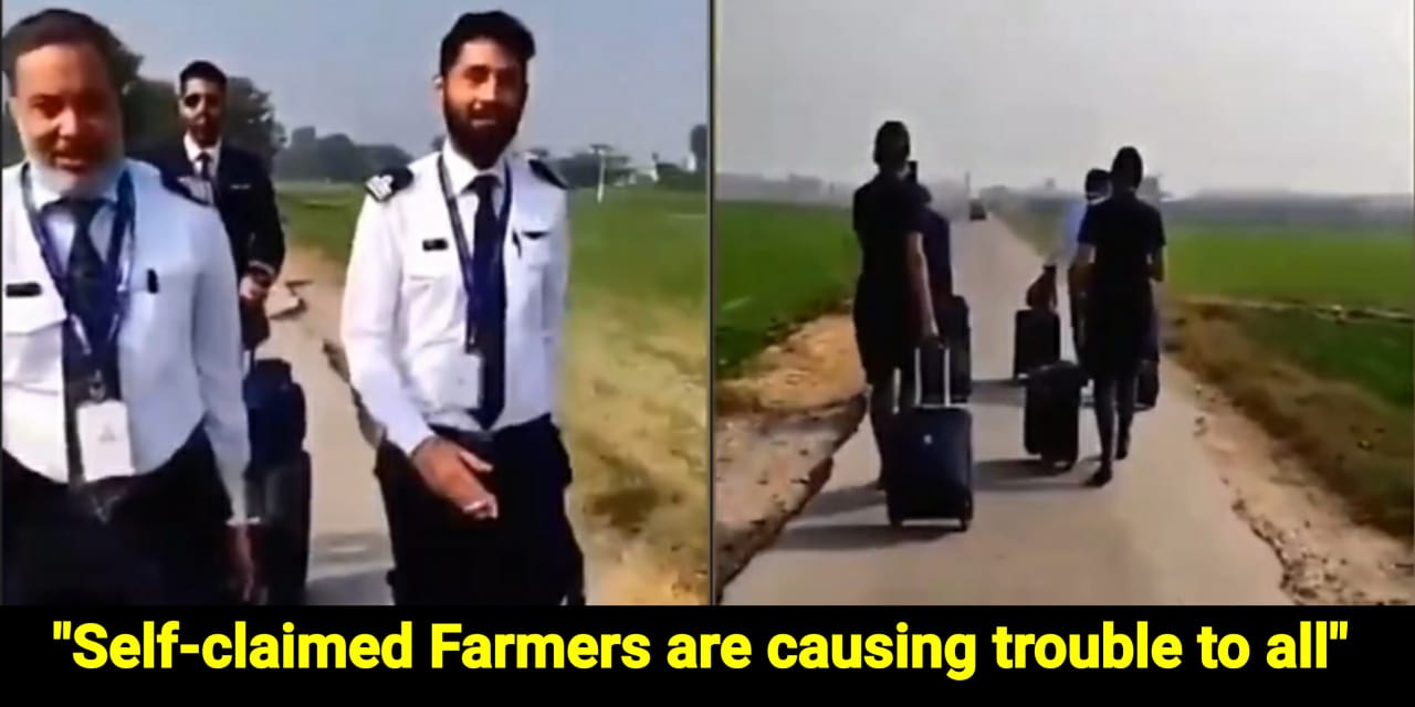 Amid farmers' protests, IndiGo crew had to walk 2 km through farmland to reach on time