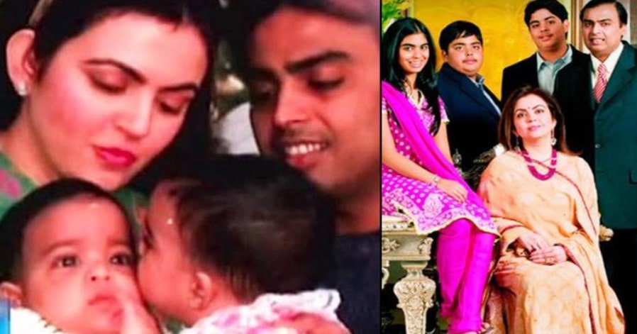 Unseen Childhood pics of Akash Ambani, Anant Ambani and Isha Ambani