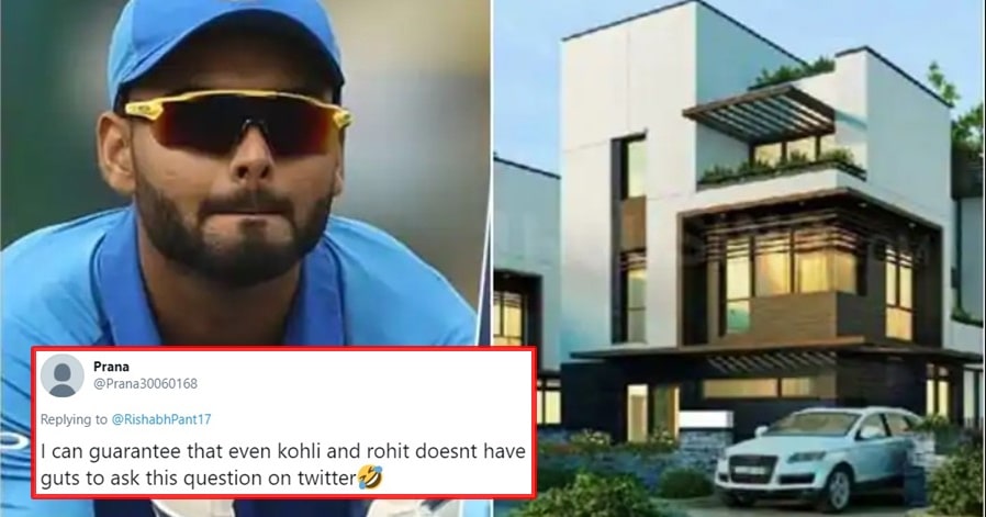 Rishabh Pant wants to buy a house, netizens give cheeky replies on Twitter