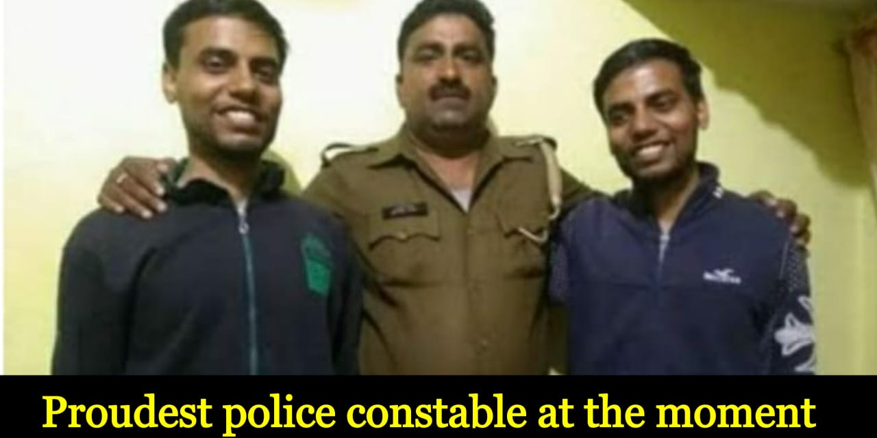 Twin sons of constable became high-ranking govt officers, the youth congratulates them