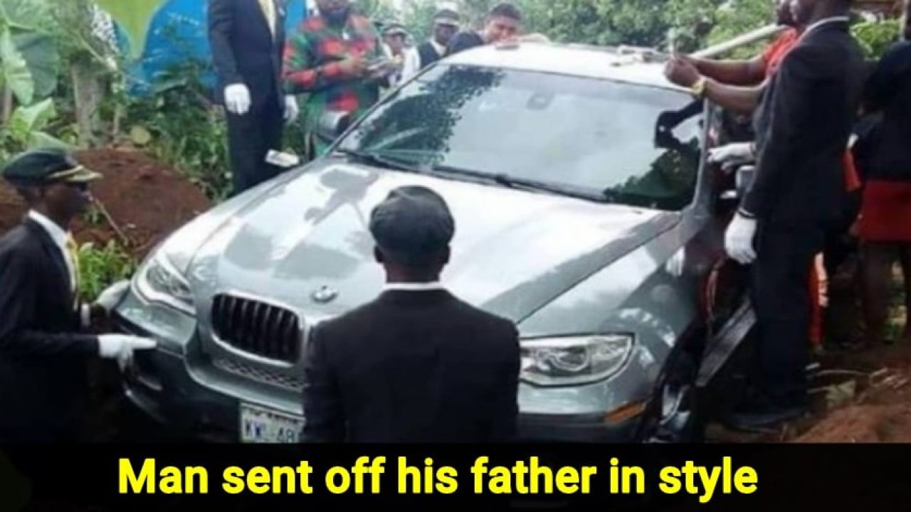 Son Buries His Dad In Brand New Bmw Rather Than A Coffin
