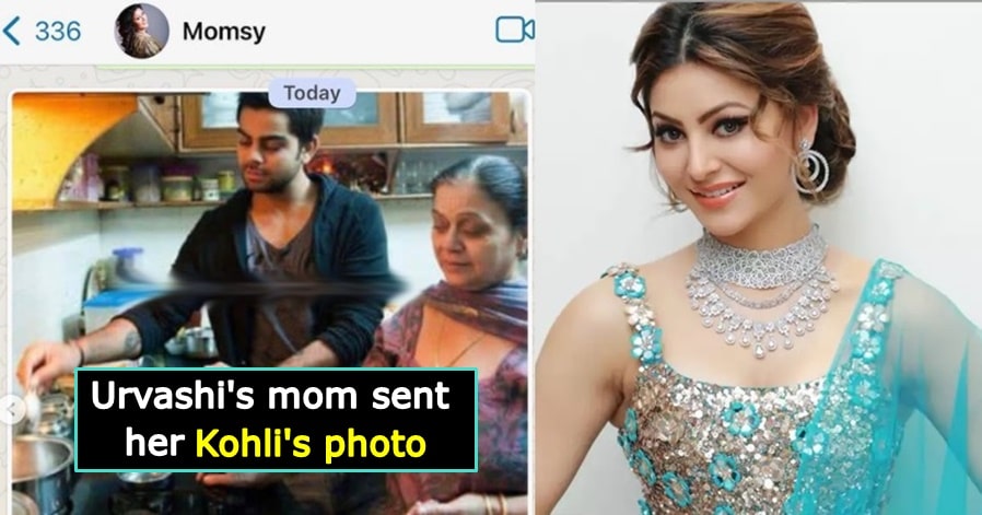 Here's the reason why Urvashi's mom sent her Kohli's picture, check out the post
