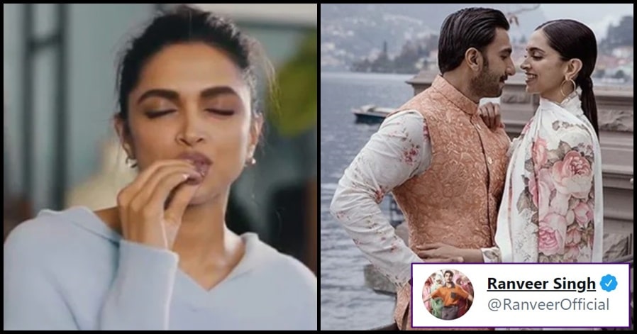 Deepika posts video of herself eating a chocolate; Ranveer drops a love-filled comment