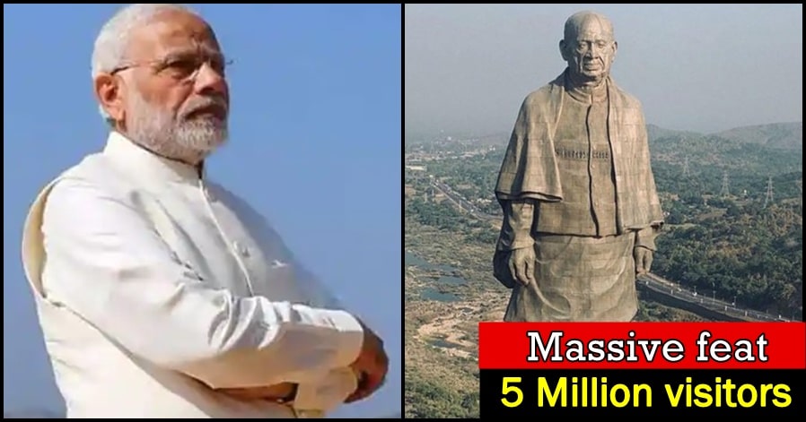 Statue of Unity achieves yet another landmark; crosses 50 lakh visitors