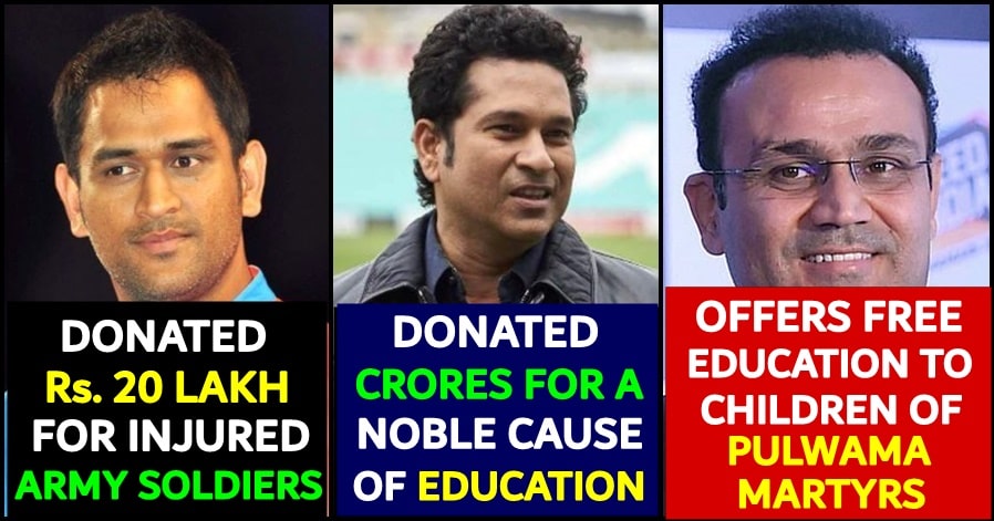 List of cricketers who cared for people and won a billion hearts, let's praise them