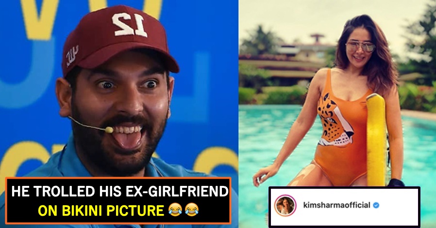 Yuvraj Singh mocks his Ex-GF on Bikini pic; gets a savage reply