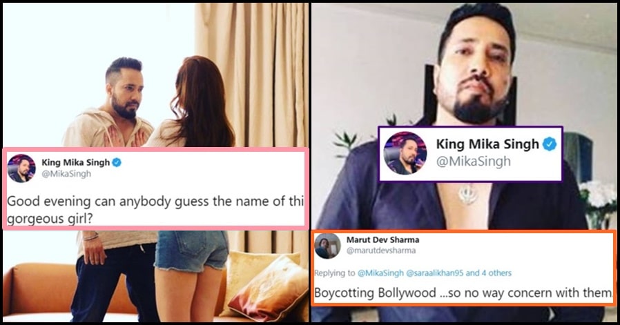 Mika Singh replies to a Twitter user who asked him to 'Boycott Bollywood'