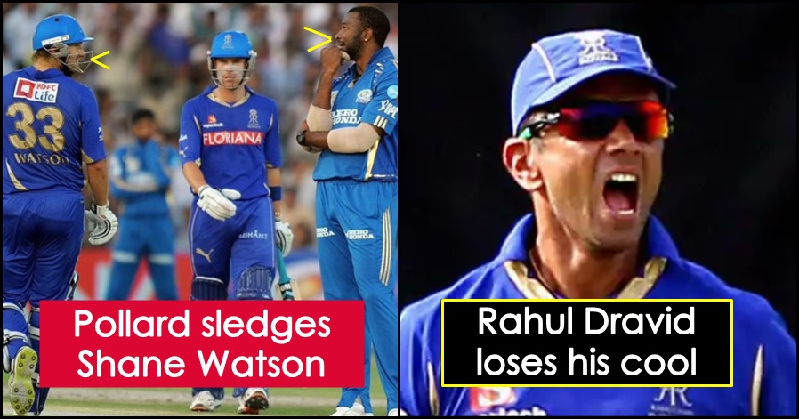 When Rahul Dravid lost his temper on Pollard for Watson send-off