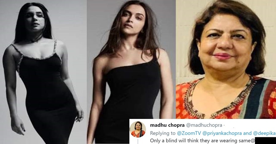 Here's how Madhu Chopra reacted to Priyanka and Deepika's outfit comparison