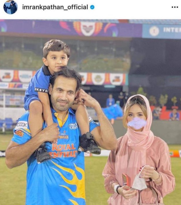 “Why is her face blurred?” - fan posts a hate tweet on Irfan Pathan's wife; she gives a savage reply!