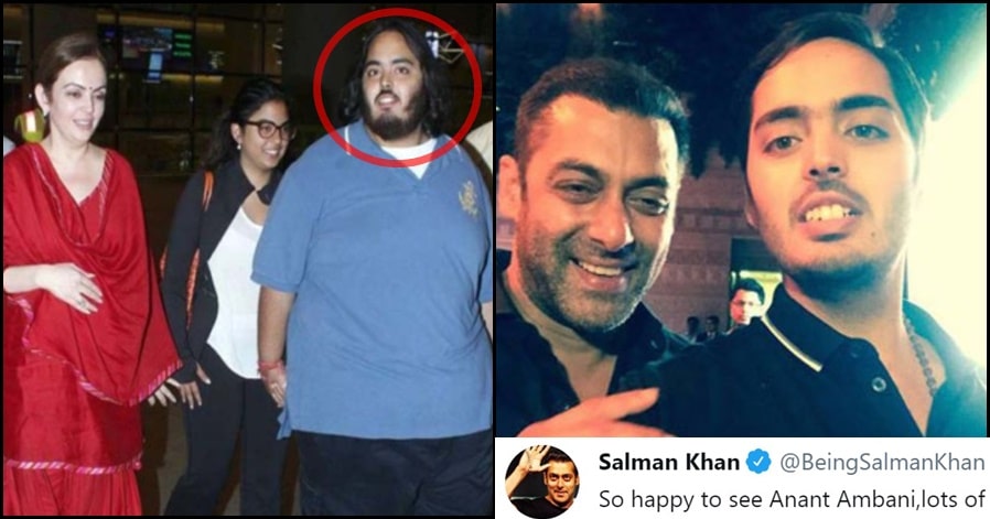 Anant Ambani lost 108 kg in 18 months, this is how Salman Khan reacted!