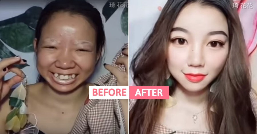 This Chinese girl took everyone by surprise with 'makeup transformation'