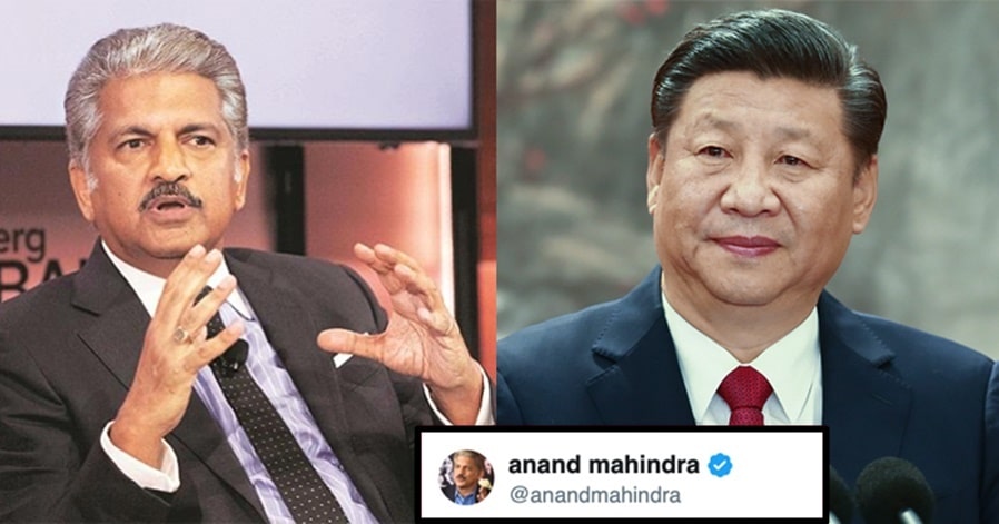 Throwback: When Anand Mahindra trolled China like a Boss; well done sir