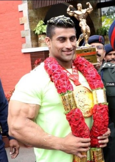 Indian Army’s Havildar Anuj Kumar wins Body Building Championships