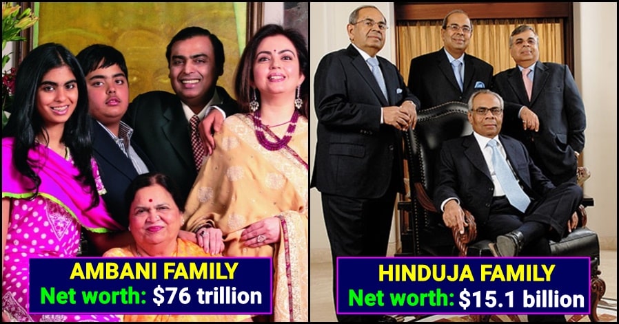 List of Richest families in Asia, check out No.1 and No.2