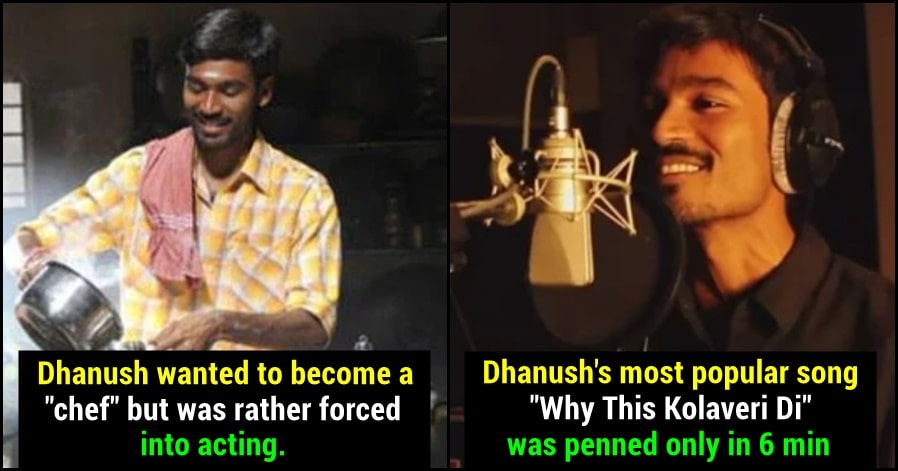 6 amazing facts that you didn't know about 'Dhanush'