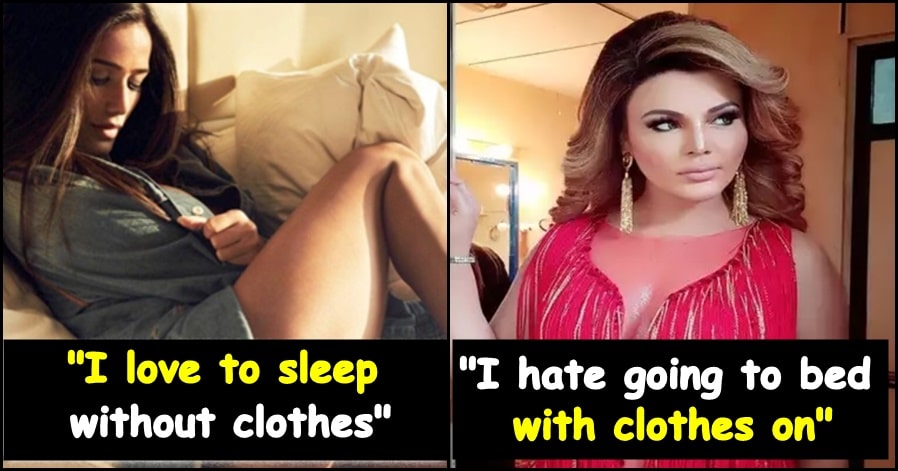 List of female Bollywood actors who confessed to sleeping in a bizarre manner