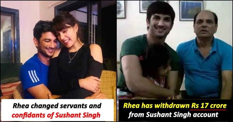 15 allegations made against Rhea in FIR by Sushant Singh father, read details