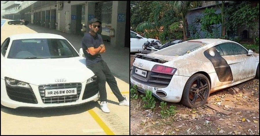 Multi-crore Audi R8 supercar once owned by Kohli is in pathetic condition!