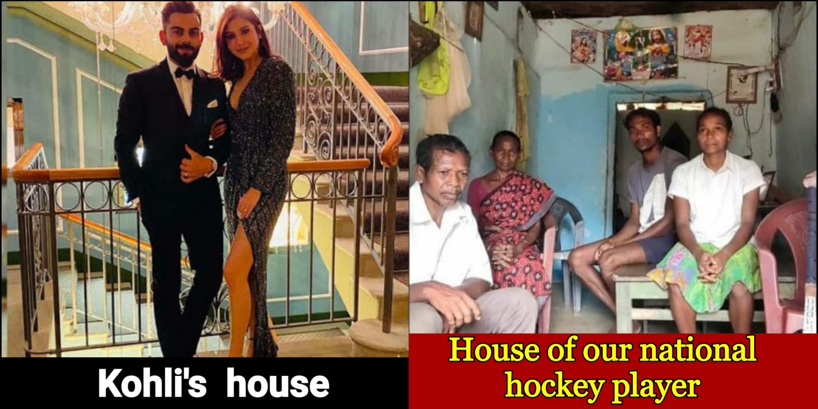 This is the house of India's hockey player who represented us at Tokyo Olympics, Why we don't respect other games?