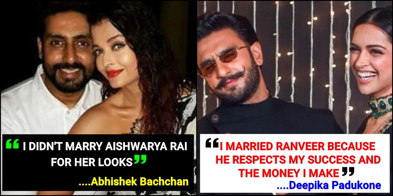 Bollywood Celebs honestly reveal why they married their sweethearts