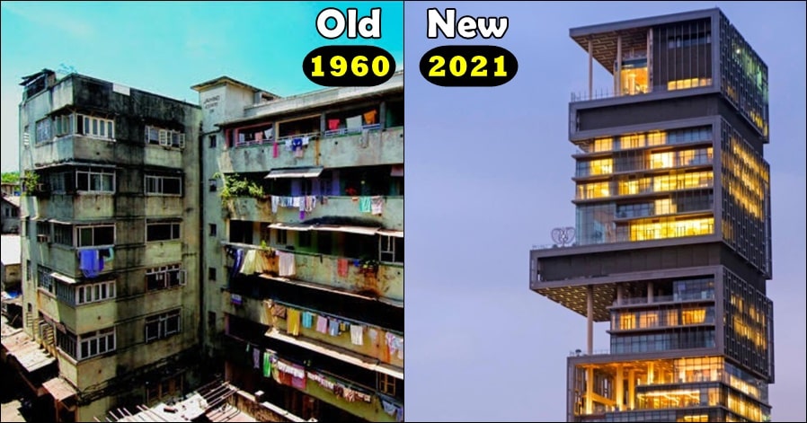 Quick comparison between Mukesh Ambani's Old home vs New home