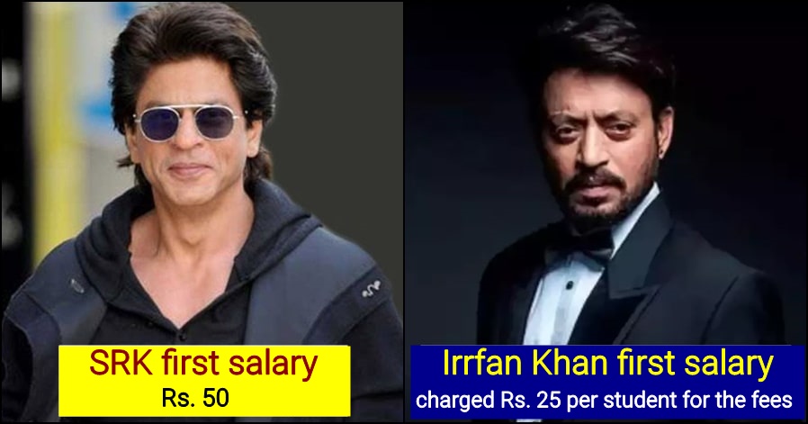 First Salary: Shah Rukh Khan vs Aamir Khan vs Irrfan Khan