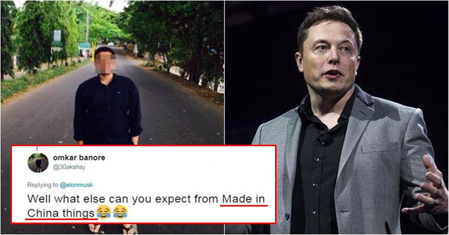 "Made in China things" - Indian guy mocked China; Elon Musk taught him a lesson!