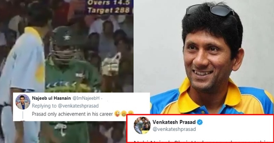 Former India fast bowler Venkatesh Prasad gives epic reply to Pakistani anchor who tried to troll him