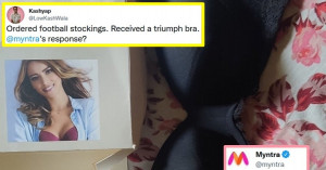 Man ordered "Socks" on Myntra but received "Bra" in return; here's how Myntra replied!