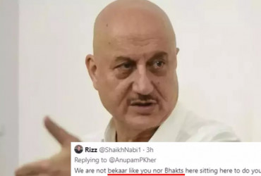A Guy called Anupam Kher ‘bekaar’ on Twitter, here's what the legendary actor said about him!