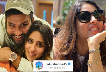 Rohit Sharma posts a special message for his wife Ritika on her Birthday, read details