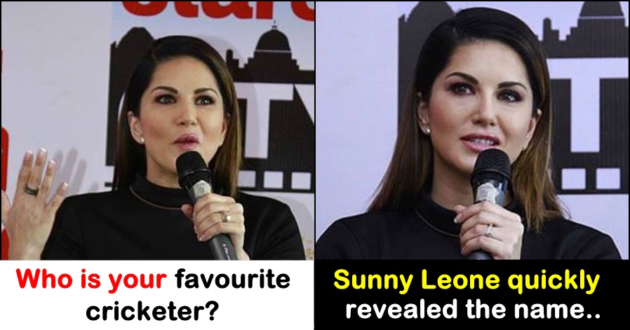 Bollywood star Sunny Leone reveals her favourite cricketer, Can You Guess who?