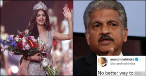 Harnaaz Sandhu beats 80 contestants to become Miss Universe 2021; Anand Mahindra reacts!