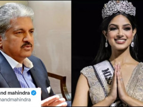Anand Mahindra takes note of beauty queen Sandhu's words of wisdom, check out the tweet