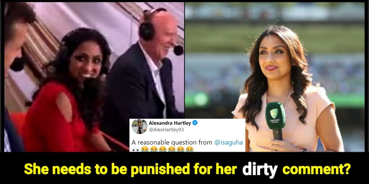 "How Big is yours", Isha Guha makes dirty comment live during cricket comment, she needs to be punished