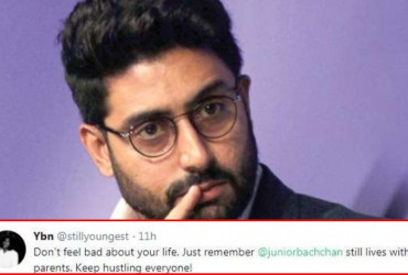 Abhishek Bachchan slams man who trolled him for "living with parents", details inside